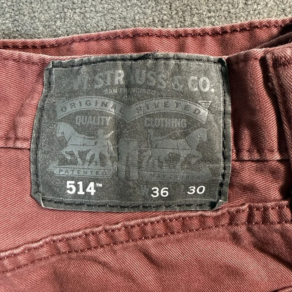 Levi's 541 Jeans Men's Size 36x30 Athletic Fit Medium Wash Red Denim